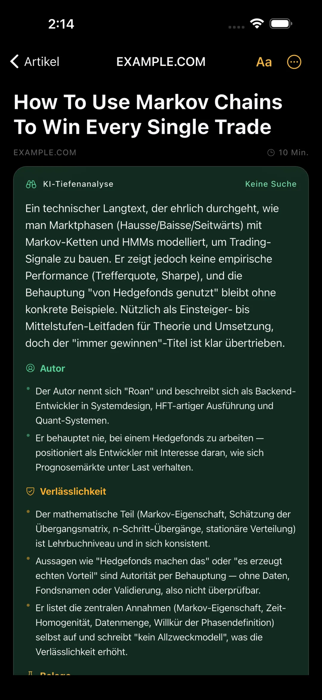 Hetze und Übertreibung abgewertet