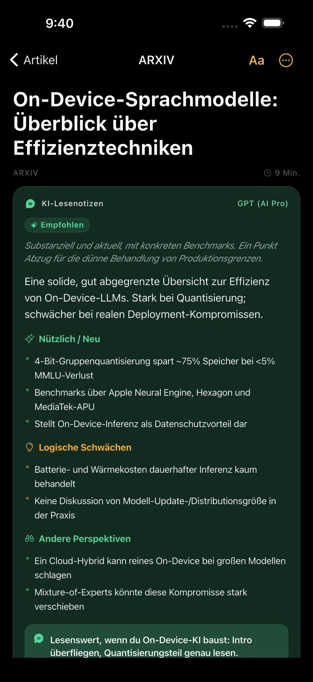 GPT-5 Inspect für kritische Lektüre